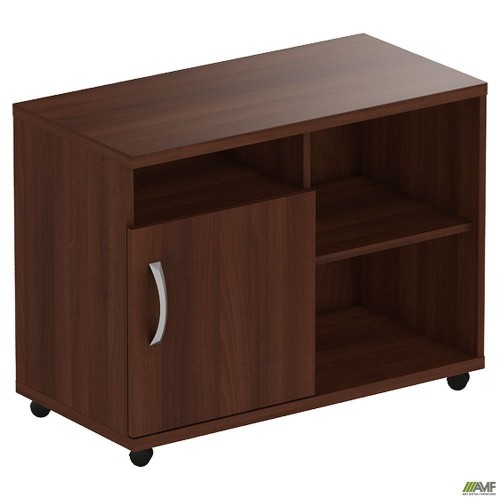 Тумба мобильная МГ-405 (816х400х620мм) орех темный (в сборе)