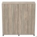 Шкаф Locker SIG-605-1 (1850х550х1900мм) Черный графит/Вяз Либерти Дымчатый/Белый