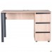 Стол компьютерный Pluto ST R (1380х600х750Н) Дуб Эндгрейн/Черный графит Стол компьютерный Pluto ST R (1380х600х750Н) Дуб Эндгрейн/Черный графит