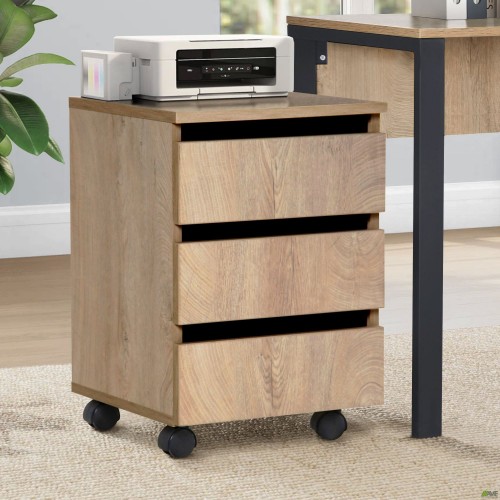 Тумба мобильная Pluto SM1 (400х400х580Н) Дуб Эндгрейн