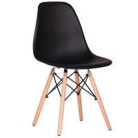 Стул Aster RL Wood Пластик Черный Стул Aster RL Wood Пластик Черный