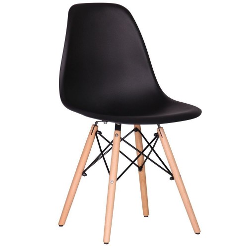 Стул Aster RL Wood Пластик Черный Стул Aster RL Wood Пластик Черный