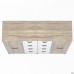 Шкаф Locker SIG-605-1 (1850х550х1900мм) Черный графит/Вяз Либерти Дымчатый/Белый