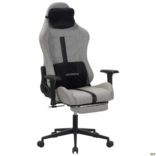 Кресло VR Racer Textile Jensen темно-серый
