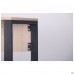 Стол компьютерный Pluto ST L (1200х600х750Н) Дуб Эндгрейн/Черный графит