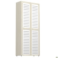 Шкаф книжный Оникс 900х400х2172 Дуб ценамон, стекло