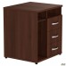 Тумба приставная МГ-415 (700х600х750мм) орех темный (в сборе)