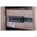 Стол компьютерный Pluto ST L (1200х600х750Н) Дуб Эндгрейн/Черный графит
