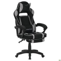 Кресло геймерское VR Racer Textile Webster черный/серый