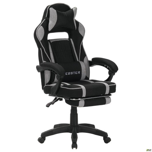 Кресло геймерское VR Racer Textile Webster черный/серый