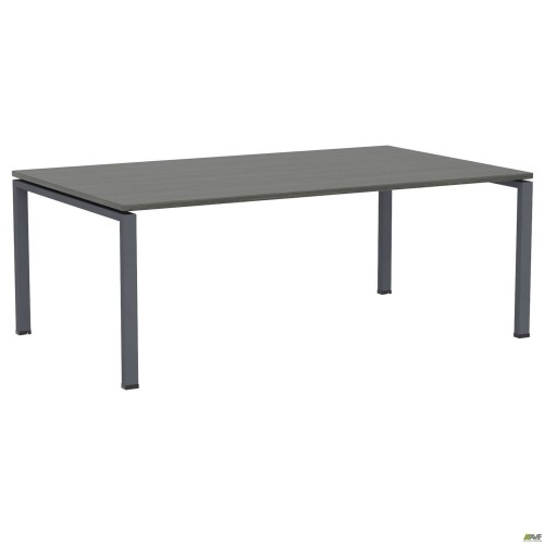 Конференц-стол SIG-250 (1800х1200х750мм) Черный графит/Вяз Либерти
