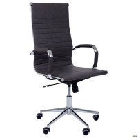 Кресло Slim HB Хром Tilt WAX Dark Grey
