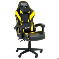 Кресло VR Racer Dexter Djaks черный/желтый Кресло VR Racer Dexter Djaks черный/желтый
