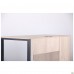 Стол компьютерный Pluto ST L (1200х600х750Н) Дуб Эндгрейн/Черный графит