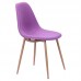 Стул Лучия База металл бук/Фиолетовый
