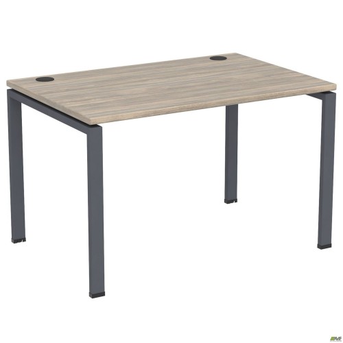 Стол письменный SIG-114 (1800х800х750мм) Черный графит/Вяз Либерти Дымчатый