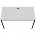 Стол письменный Осло (1187х600х750Н) черный графит, Белый Стол письменный Осло (1187х600х750Н) черный графит, Белый