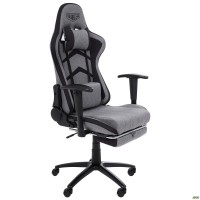 Кресло VR Racer Textile Craft серый/черный Кресло VR Racer Textile Craft серый/черный