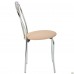 Стул Ванесса хром Кожзам бежевый