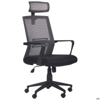 Кресло Neon HR сиденье Сидней-07/спинка Сетка серая