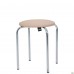Табурет Софи хром Кожзам бежевый