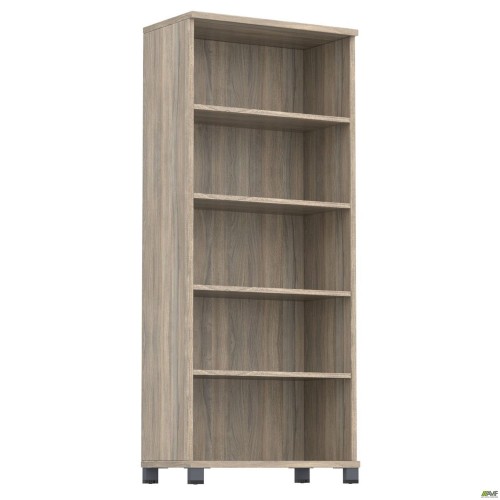 Шкаф открытый SIG-601 (800х420х1900мм) Опора Черный графит/Вяз Либерти Дымчатый Шкаф открытый SIG-601 (800х420х1900мм) Опора Черный графит/Вяз Либерти Дымчатый