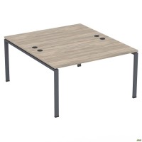 Рабочая станция SIG-161 (1387х1600х750) Черный граф/Вяз Либерти