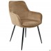 Кресло обеденное Fiona вельвет светло-коричневый