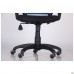 Кресло Веб сиденье Сетка черная/спинка Сетка синяя
