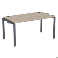 Элемент стола составного с кронштейнами двойными SIG-352 (1387х800х750мм) Черный графит/Вяз Либерти