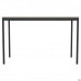 Стол Турин разборной (1187х600х750H) черный графит/Дуб Сонома