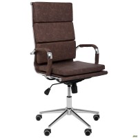 Кресло Slim FX HB Хром Tilt WAX Coffee