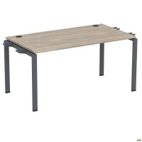 Элемент стола составного с кронштейнами двойными SIG-351 (1187х800х750мм) Черный графит/Вяз Либерти