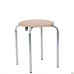 Табурет Софи хром Кожзам бежевый