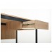 Стол Осло с ящиком (1187х600х750) черный графит, Дуб Сонома Стол Осло с ящиком (1187х600х750) черный графит, Дуб Сонома