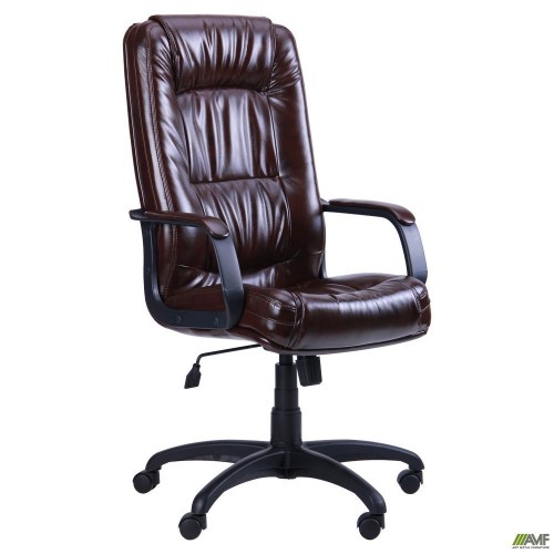 Кресло Марсель Пластик Софт Мадрас дарк браун