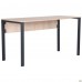 Стол компьютерный Pluto (1200х600х750) Дуб Эндгрейн/Черный графит
