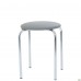 Табурет Софи хром Кожзам серый