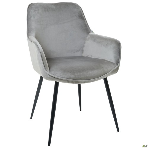 Кресло обеденное Fiona вельвет серый Кресло обеденное Fiona вельвет серый