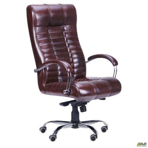 Кресло Атлантис Хром Механизм MB Мадрас дарк браун
