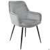 Кресло обеденное Fiona вельвет серый Кресло обеденное Fiona вельвет серый