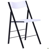 Стул Ибица черный пластик белый Стул Ибица черный пластик белый