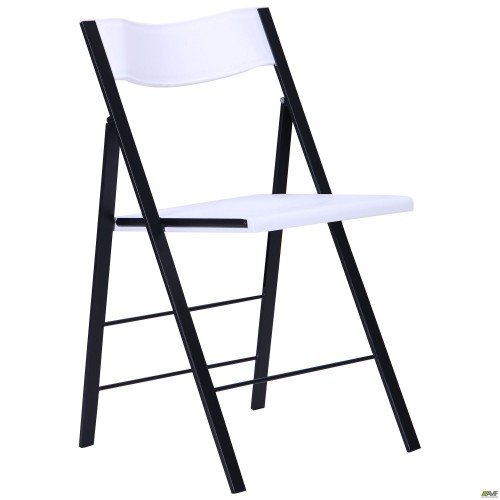 Стул Ибица черный пластик белый