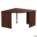 Стол письменный МГ-201 (1200х1200х750мм) орех темный