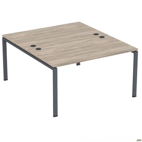 Рабочая станция SIG-160 (1187х1600х750) Черный граф/Вяз Либерти