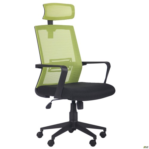 Кресло Neon HR сиденье Сидней-07/спинка Сетка салатовая
