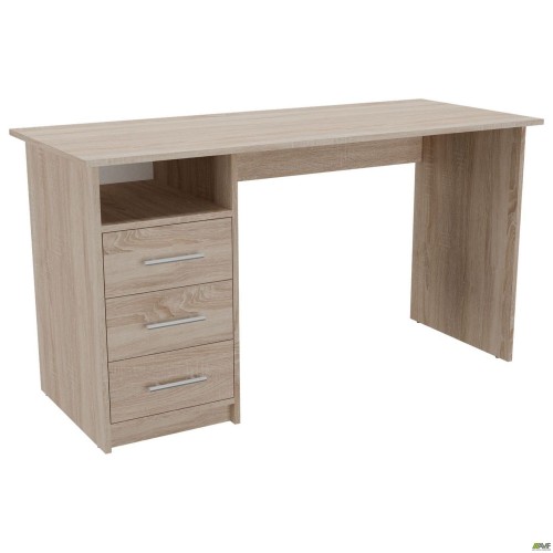 Стол однотумбовый ОМ-123L (1387х580х750Н) Дуб Сонома