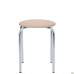 Табурет Софи хром Кожзам бежевый