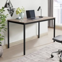 Стол Турин разборной (1187х600х750H) черный графит/Дуб Сонома