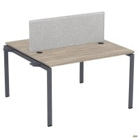 Элемент станции с кронштейнами одинар.+Перегор SIG-505 (1587х1200х750) Черн граф/Вяз Либ/Серый